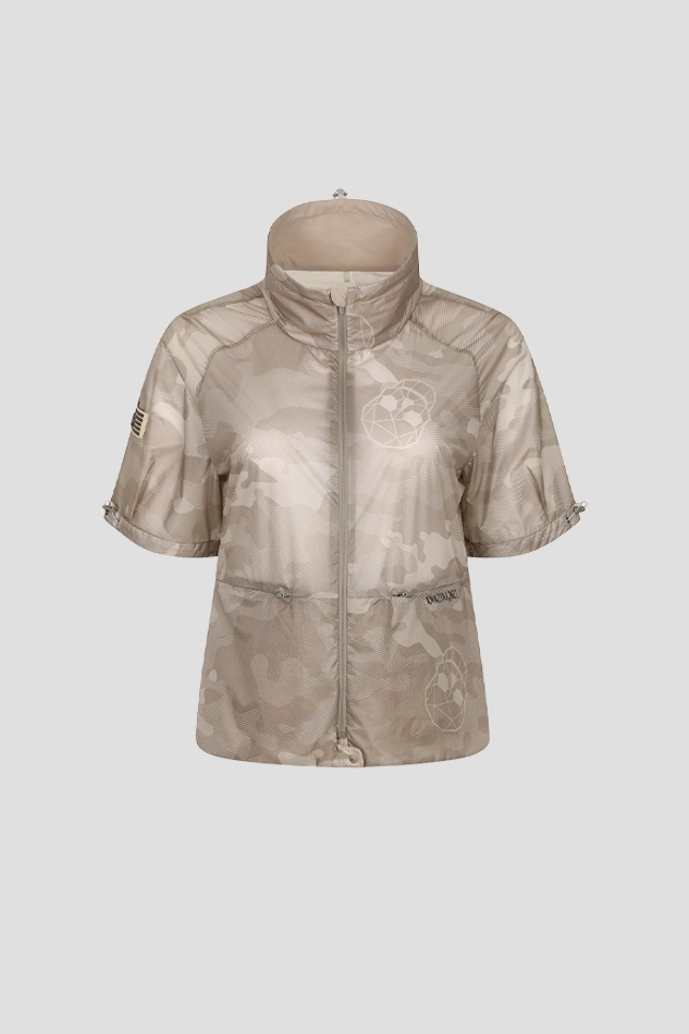 WOMEN AIR FOLD NANOGRAM ACCORDIO JACKET-KHAKI