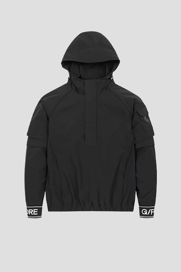 ANORAK WINDBREAKER MEN-BLACK