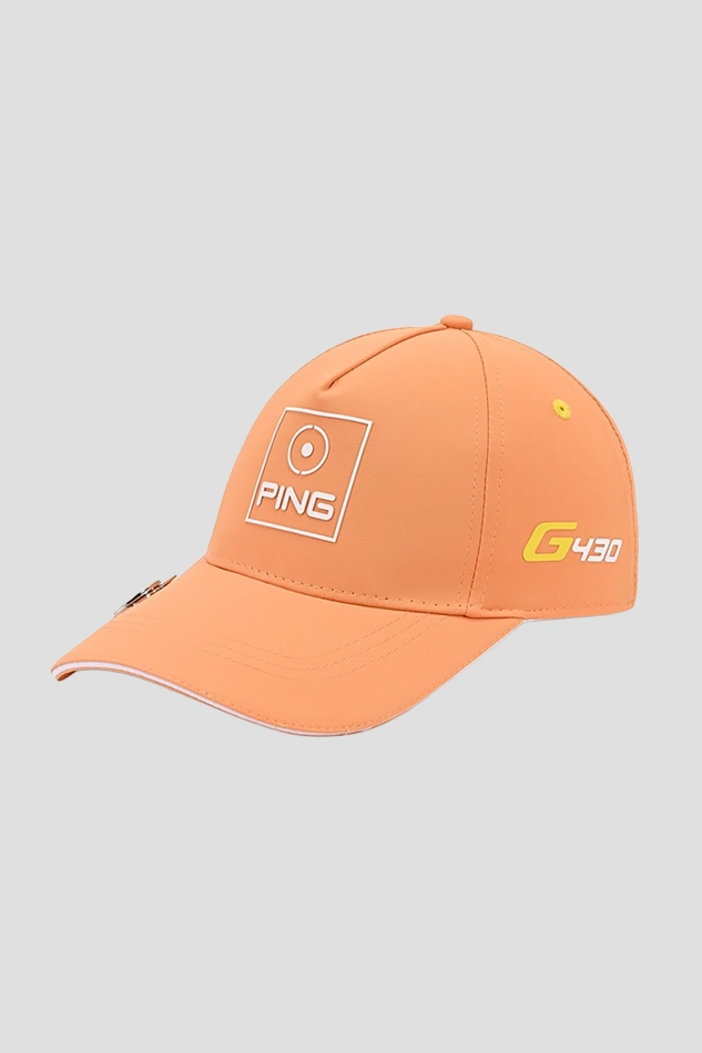 PING Classic Men Summer Golf Quick Drying Breathable Hat-ORANGE