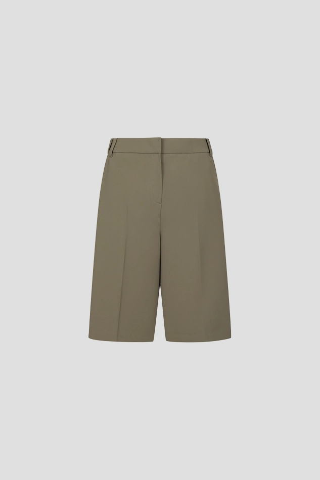 WOMEN AERO FIT GEAR LOCK SHORT PANTS-BEIGE