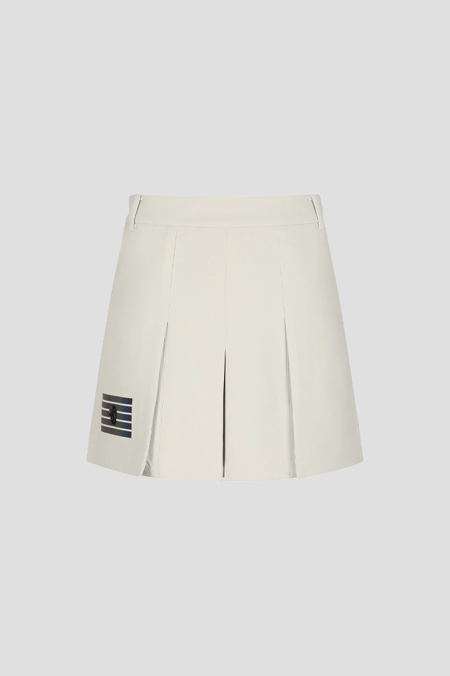WOMEN AM1 TECH SKIRT-LIGHTGRAY