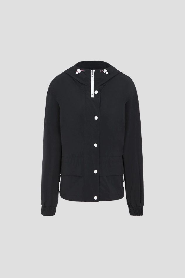 HOODIE WINDBREAKER WOMEN-BLACK