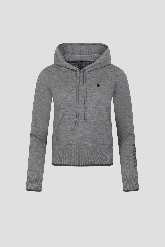 WOMEN ALEXRAY HOODIE CARDIGAN-GRAY