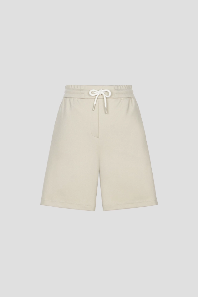 JERSEY SHORT WOMEN-KHAKI