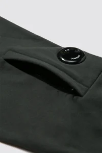 LIGHT FLEECE CREWNECK LENS SWEATSHIRT-GREEN