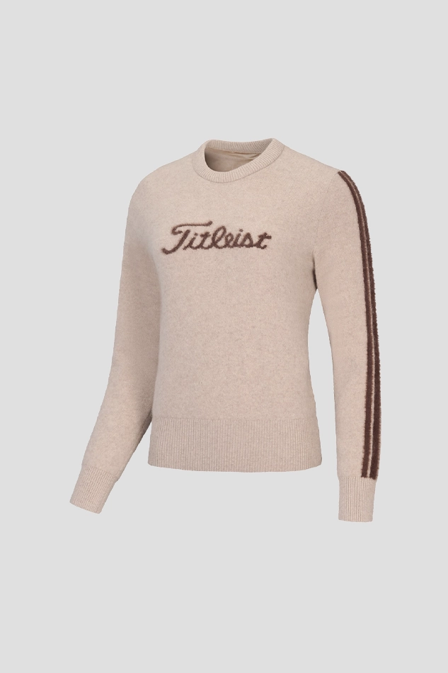 BIG LOGO SWEATER-KHAKI