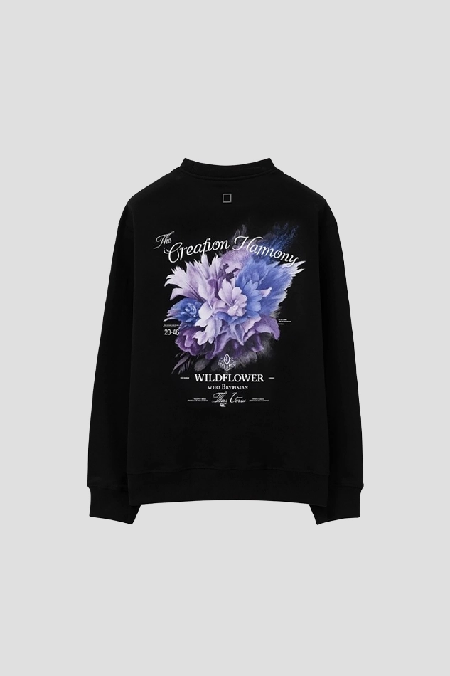 BLACK BACK LLOGO LONG SLEEVE TSHIRT WG5-BLACK