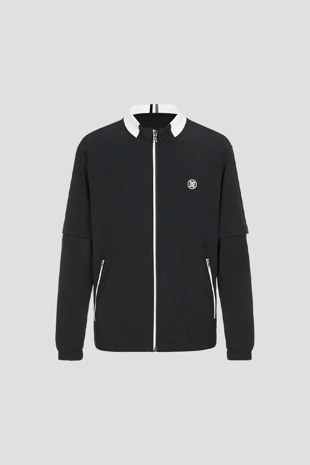 DETACHABLE JACKET MEN-BLACK