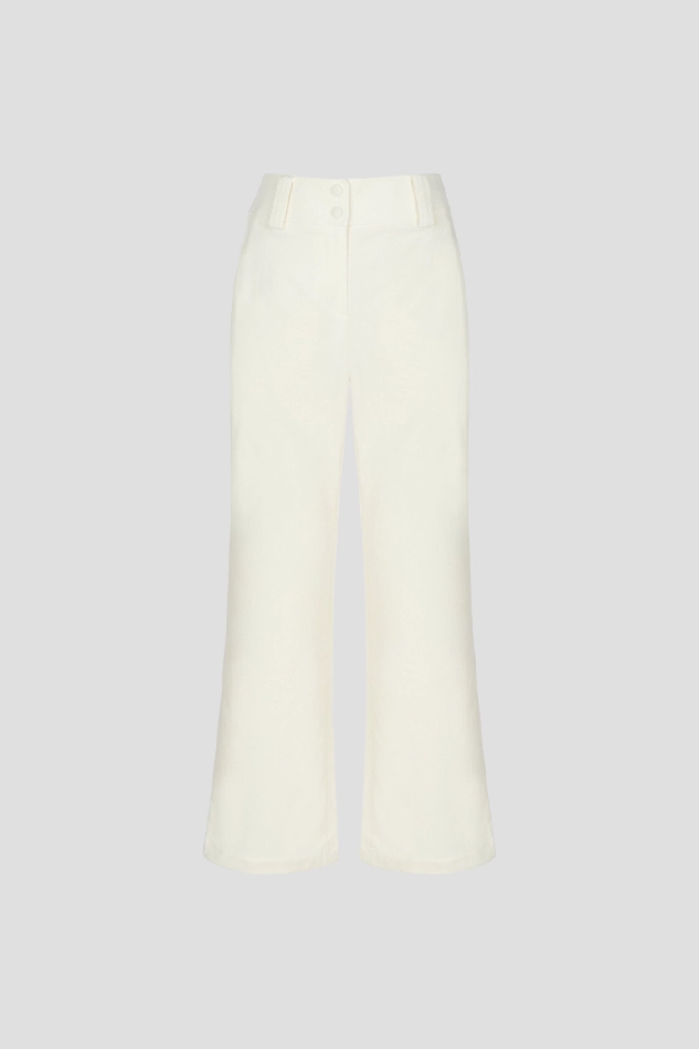 CORDUROY BOOTCUT PANT WOMEN-LVORY
