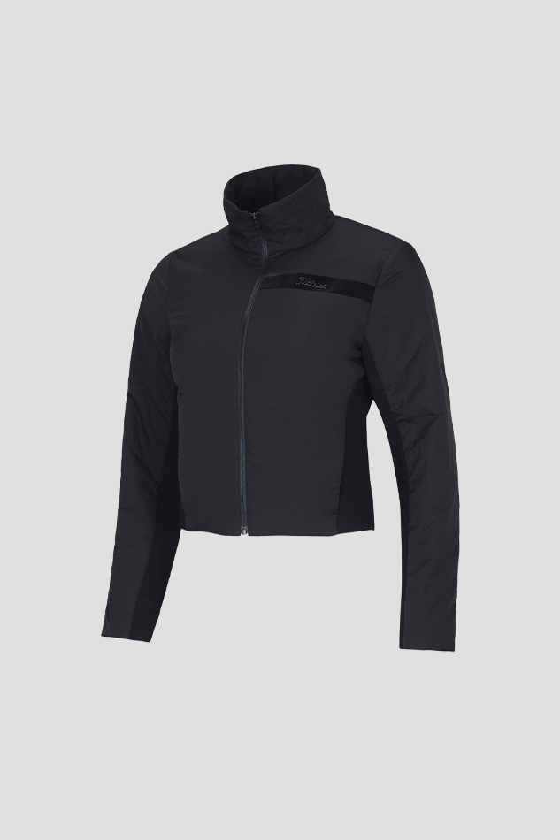 2 IN 1 PADDING JACKET-BLACK