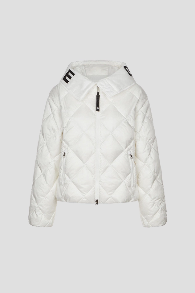 QUILTED DOWN JACKET WOMEN-WHITE