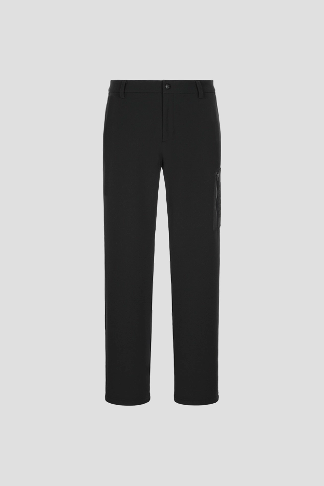 BONDED PANTS MEN-BLACK