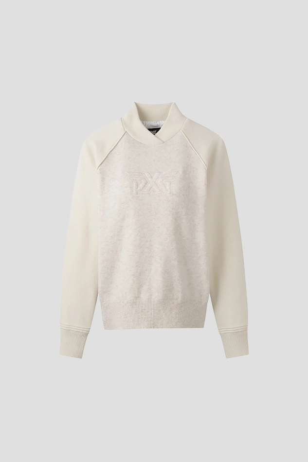 WOMEN WINTER WINDPROOF BALACLAVA SWEATER-BEIGE