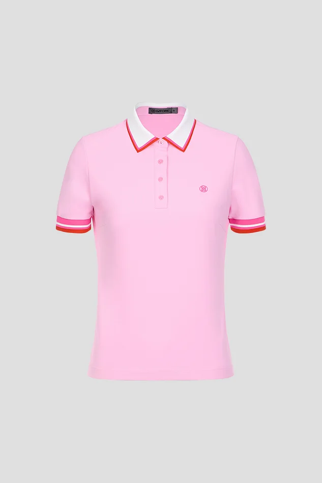 COLOUR PIQUE POLO WOMEN
