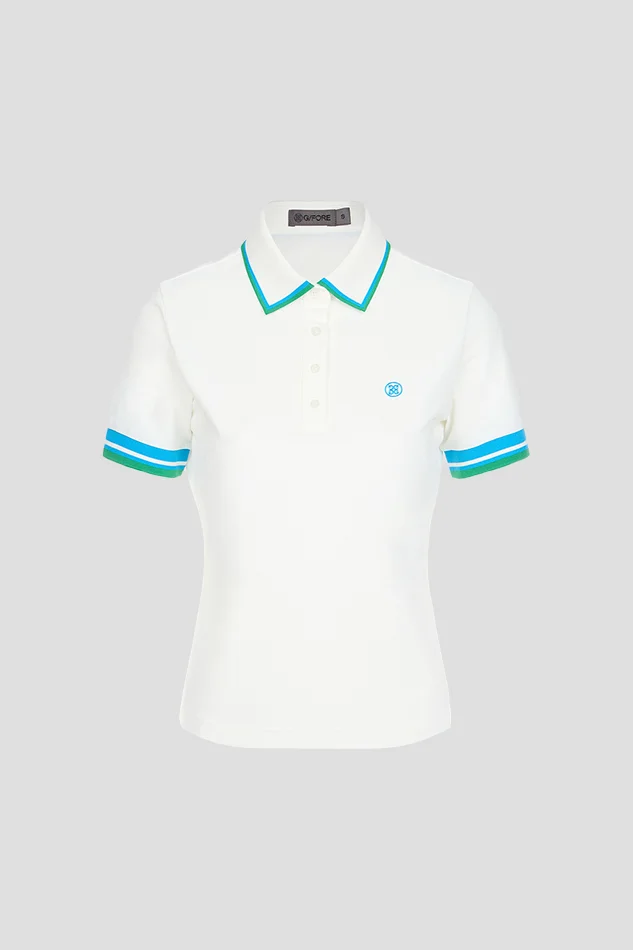 COLOUR PIQUE POLO WOMEN