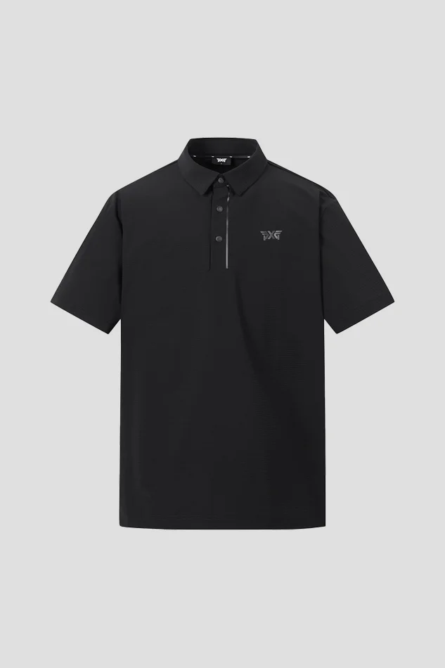 SUMMER TEXTURED COLLAR SHORT-SLEEVE