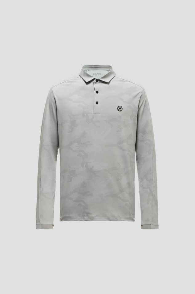 TECH POLO MEN-GRAY