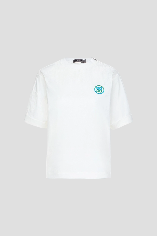 COOL TOUCH CREWNECK WOMEN-WHITE