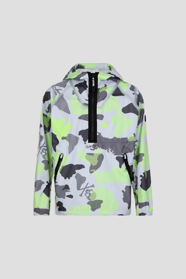 CAMOUFLAGE ANORAK MEN-GREEN