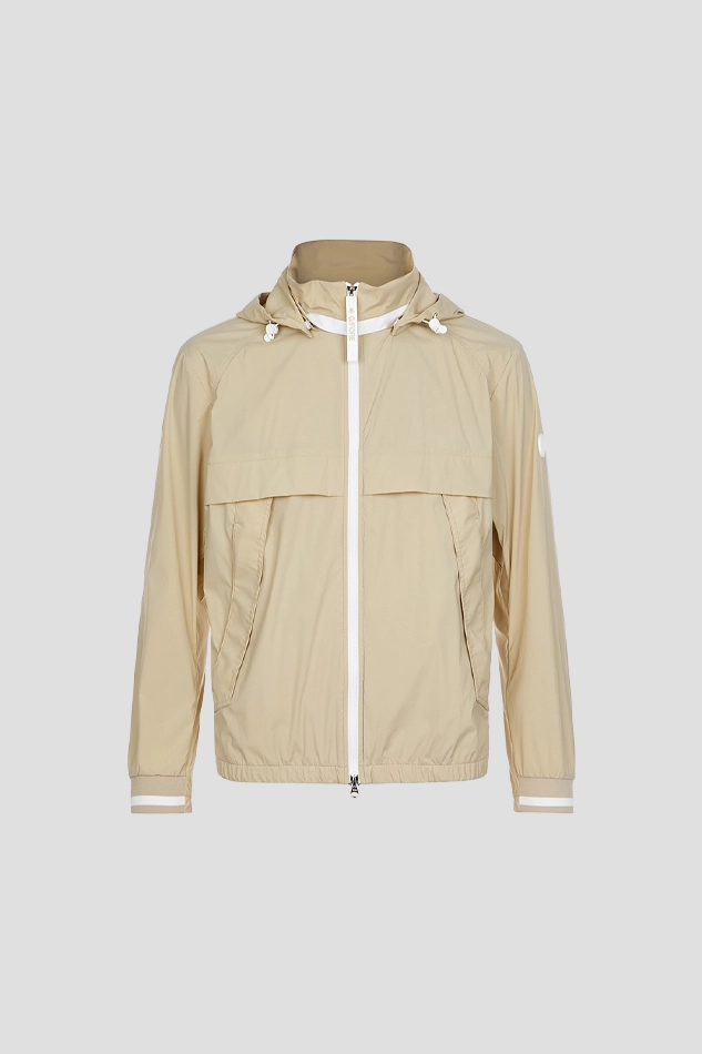 ESSENTIAL FULL ZIP JUMPER MEN-KHAKI