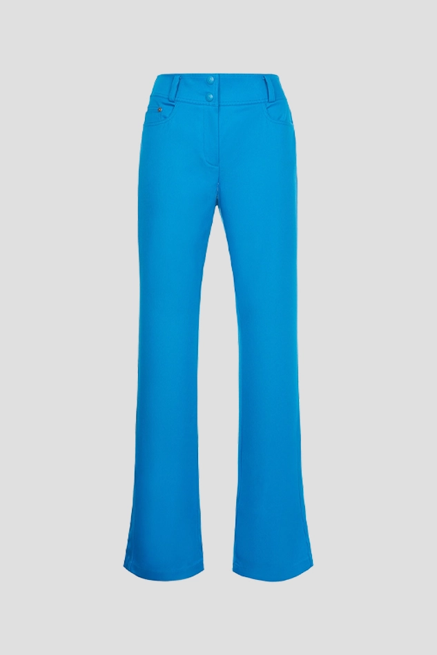 BOOTSCUT PANTS WOMEN-BLUE