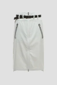 COLOUR RAINBREAKER SKIRT WOMEN-BEIGE