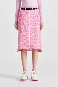 COLOUR RAINBREAKER SKIRT WOMEN-PINK
