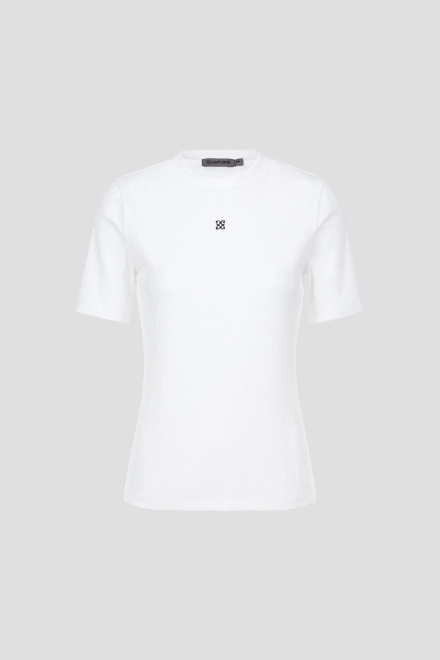ROUNDNECK T SHIRT WOMEN-WHITE