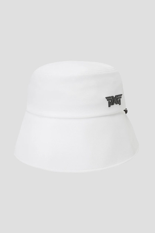 WOMENS SCARF BONNET HAT-WHITE