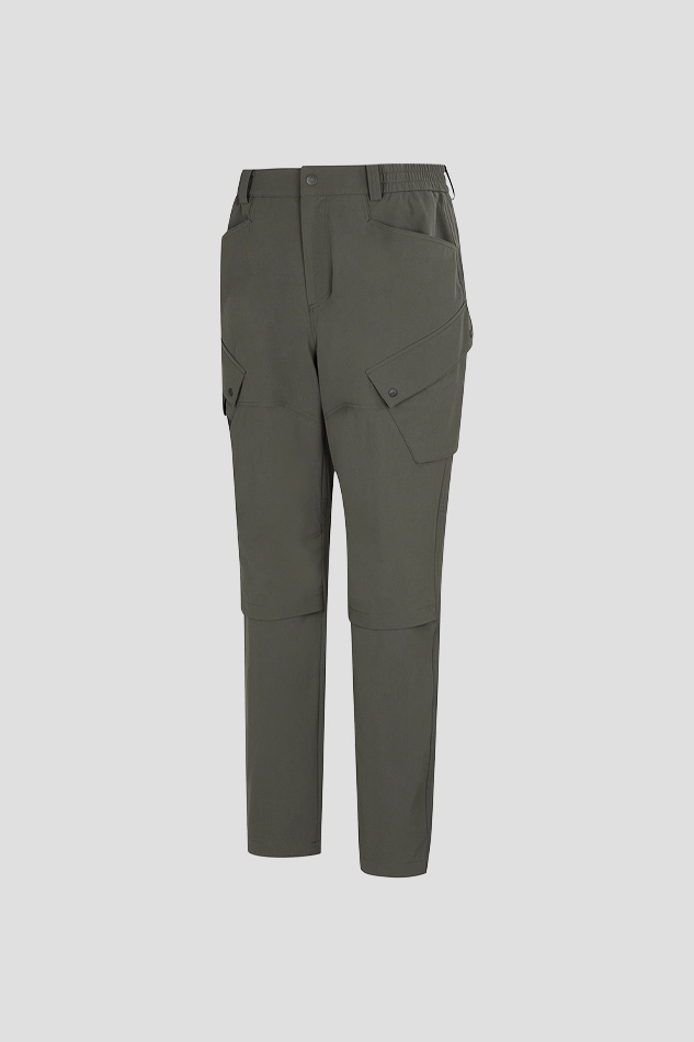 MEN GE2 UTILITY POCKET PANTS-GRAY