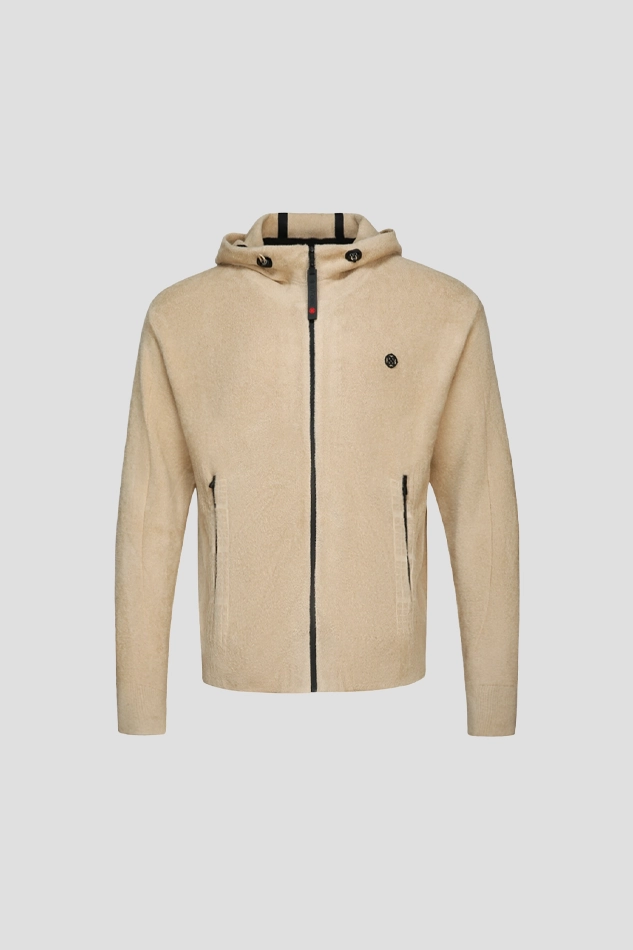 WELDED SEAM SEALING SWEATER MEN-KHAKI