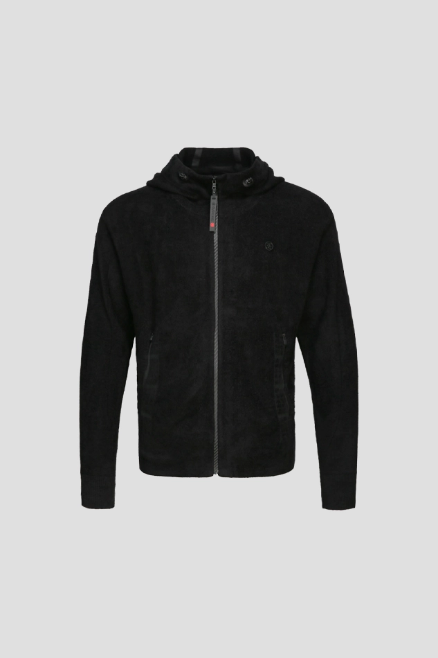 WELDED SEAM SEALING SWEATER MEN-BLACK
