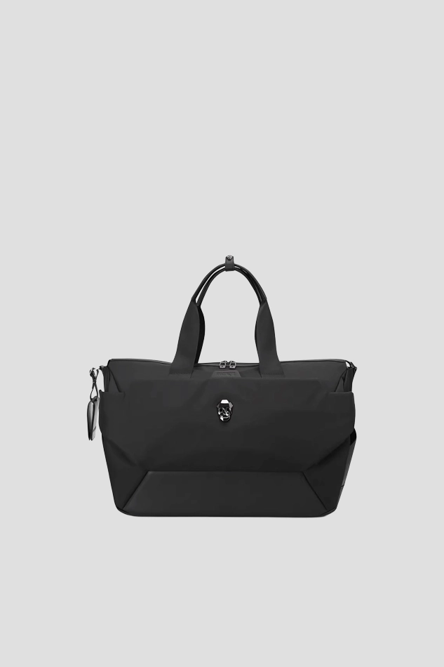 KUD LINE LIGHT BOSTON BAG-BLACK