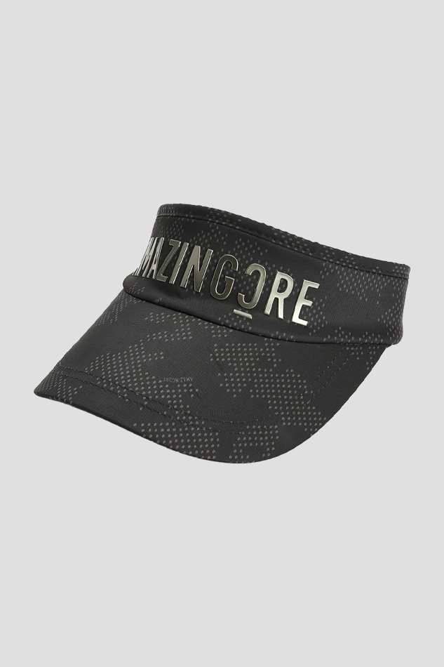 CAMOUFLAGE ESSENTIAL SUN VISOR-BLACK