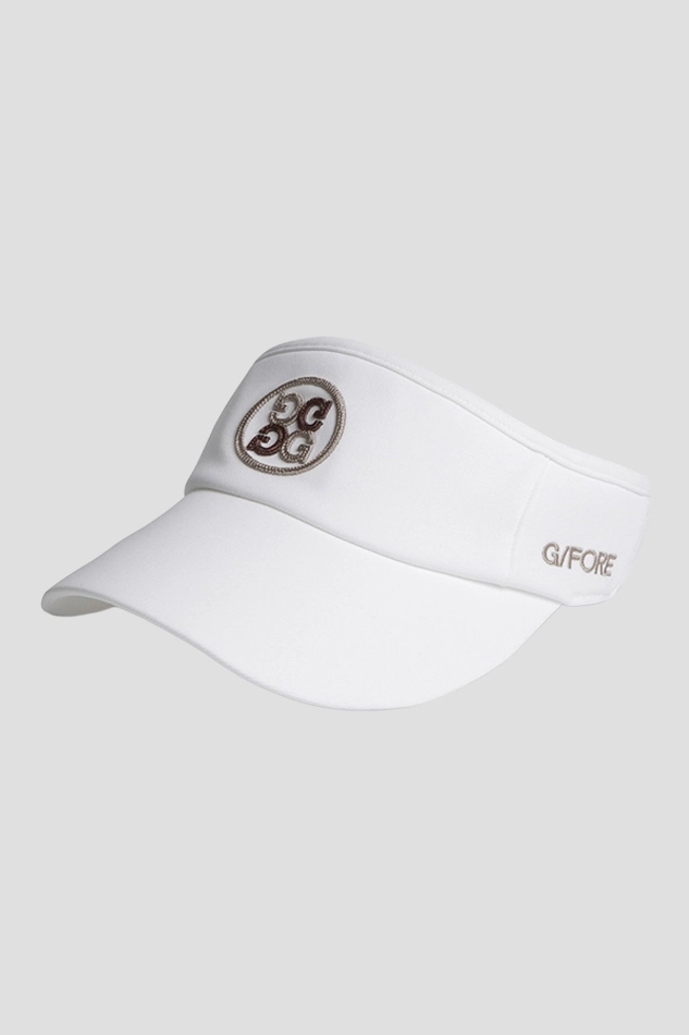 Circle Gs Embroidered Visor WOMEN-KHAKI
