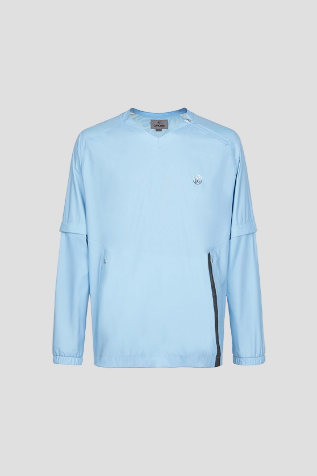 WATERPROOF HALFSLEEVES PULLOVER MEN-LIGHTBLUE