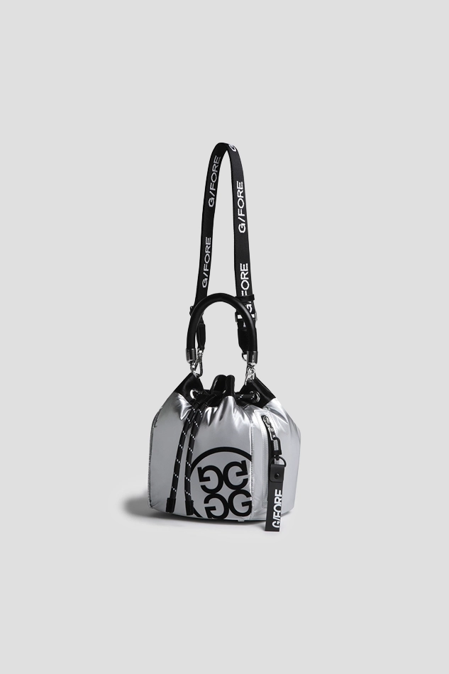 SILVER BUCKET BAG WOMEN-SILVER