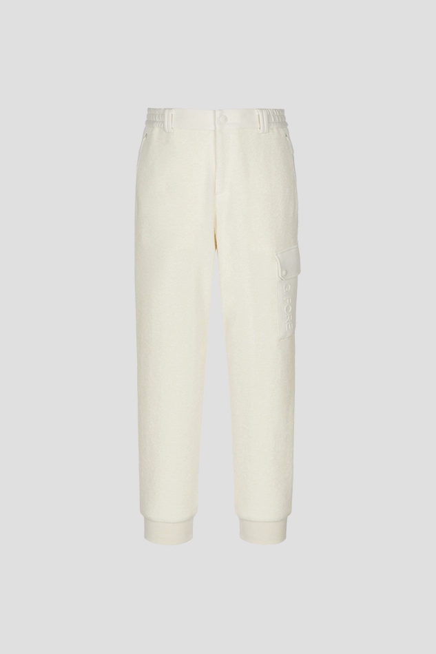 BOUCLE JOGGER PANTS MEN-LVORY