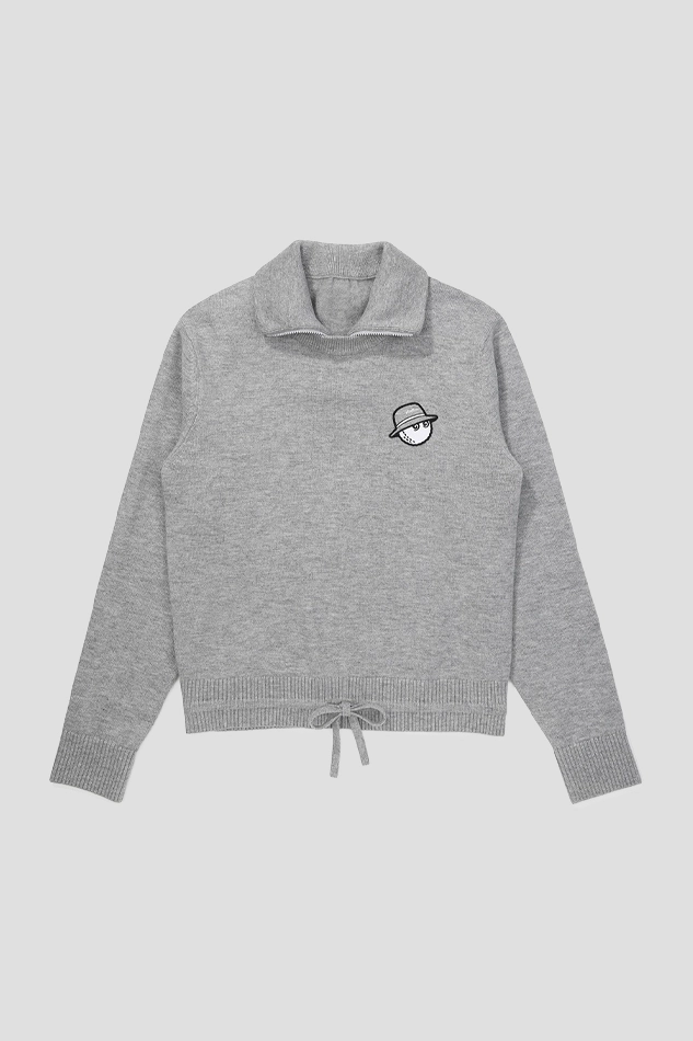 2IN1 WINDPROOF SWEATER-GRAY