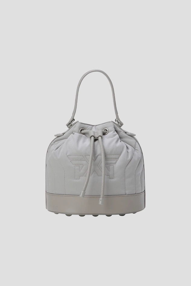 WOMEN WINTER PADDED BUCKET BAG-KHAKI