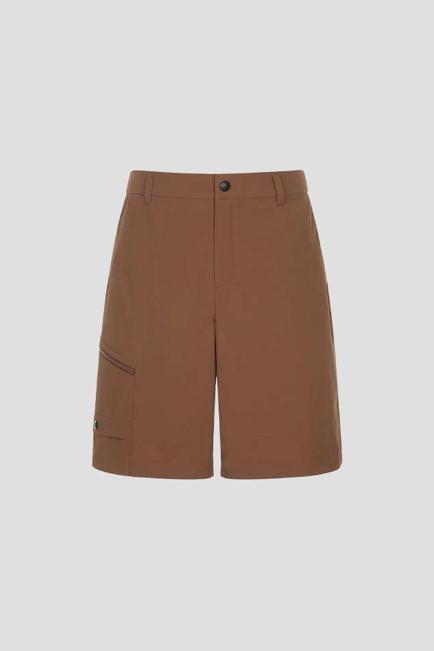 NEW ESSENTIAL SHORTS MEN-BROWN
