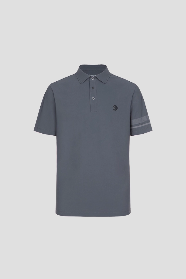 G HIGH TECH POLO MEN-GRAY