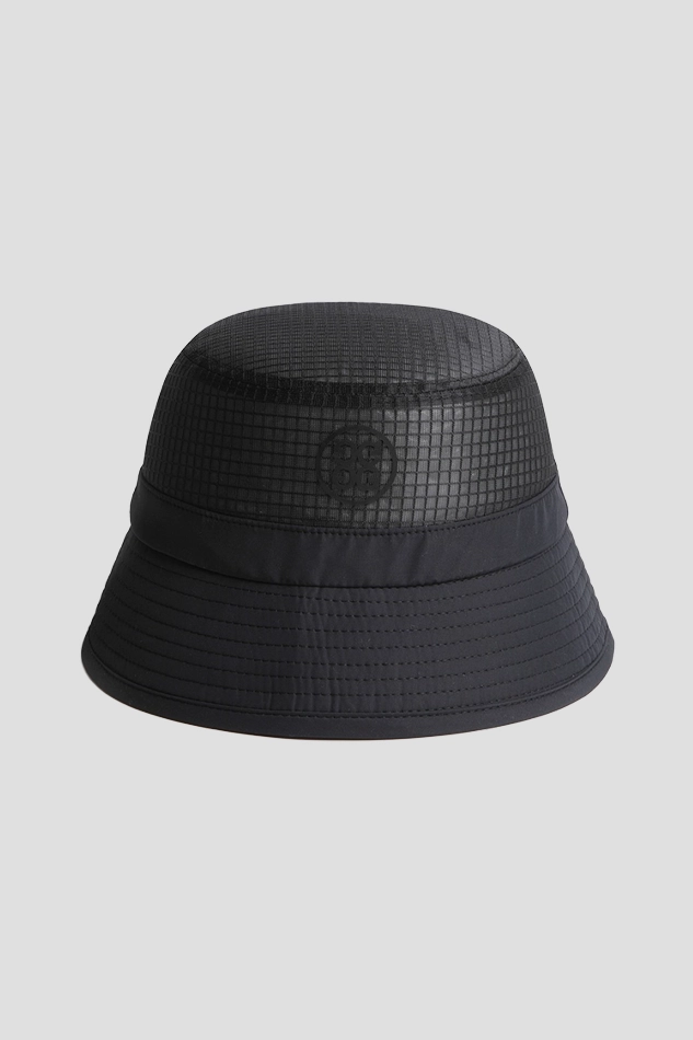 MESH BUCKET HAT MEN-BLACK