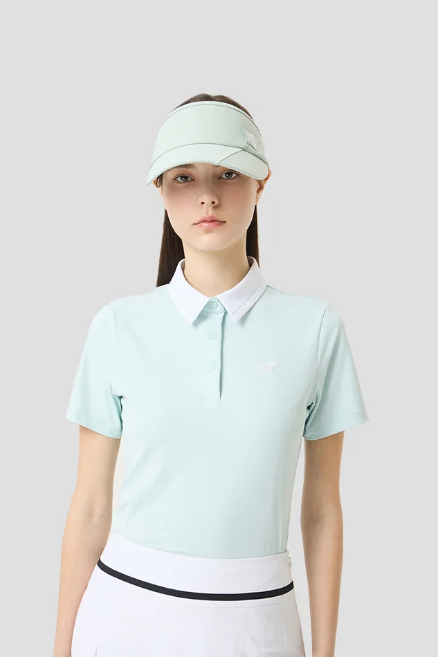 WOMENS SUMMER COOL POLO SHORT-SLEEVE